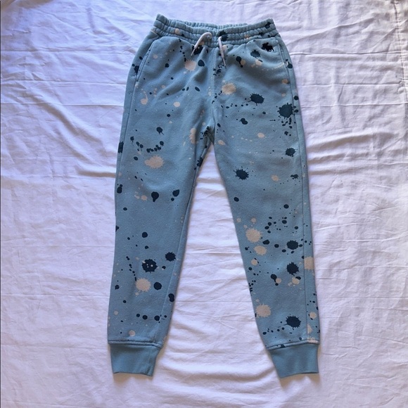 abercrombie kids Other - Abercrombie Kids Blue Splatter Sweatpants